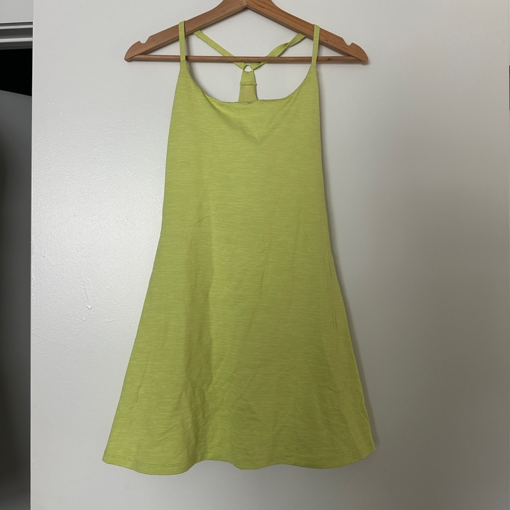 Outdoor Voices Green Tech Sweat Exercise Dress